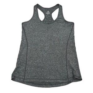 icyzone Grey Active Running Shirt Sz Medium Racerback Heathered
